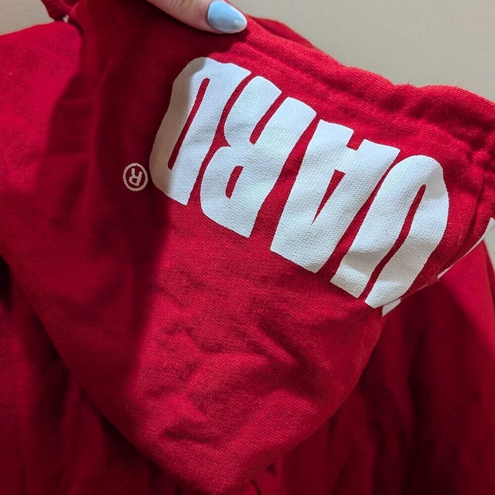 Women's Red Hoodie - Picture 6 of 8
